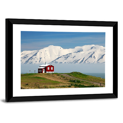 Red House by Fjord Wall Art