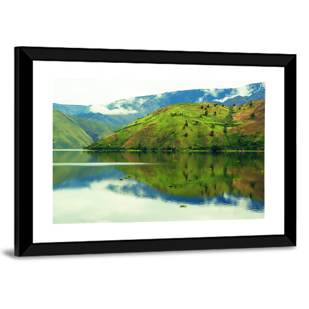 Lake Toba Reflection Wall Art