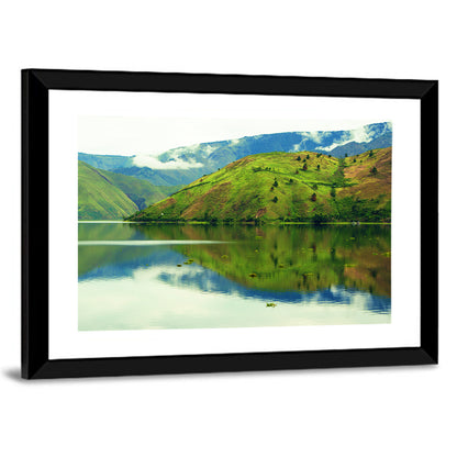 Lake Toba Reflection Wall Art