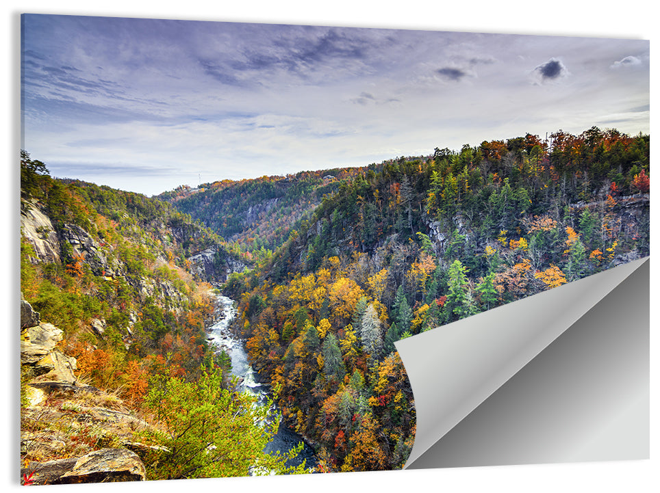 Tallulah Gorge Autumn Vista Wall Art