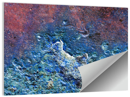 Weathered Metal Abstract Wall Art