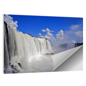 White Iguassu Falls Wall Art