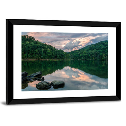 Martins Fork Lake Sunset Wall Art