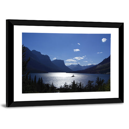 Montana Mountains Lake Wall Art