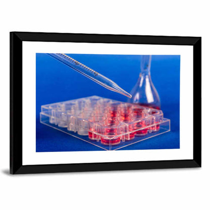 Stem Cell Pipette Close-up Wall Art