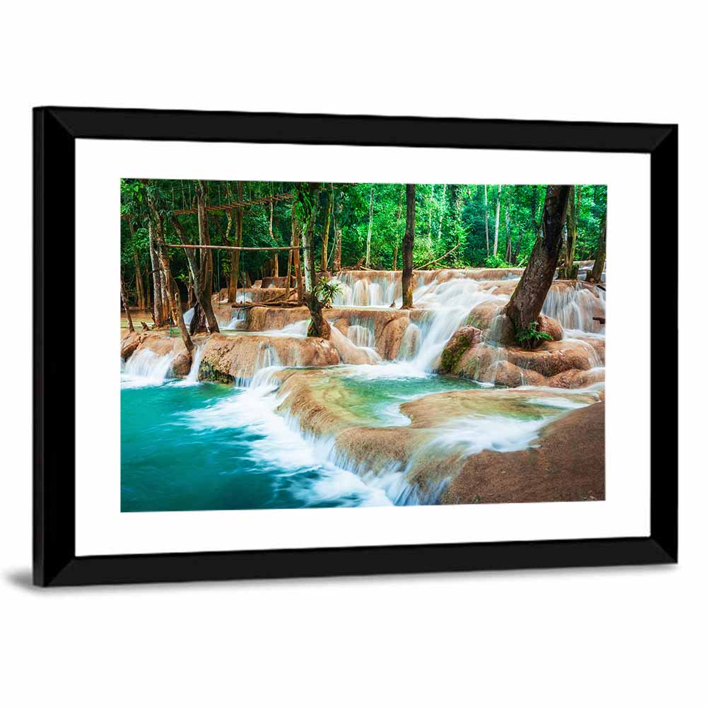 Kuang Si Waterfall Wall Art