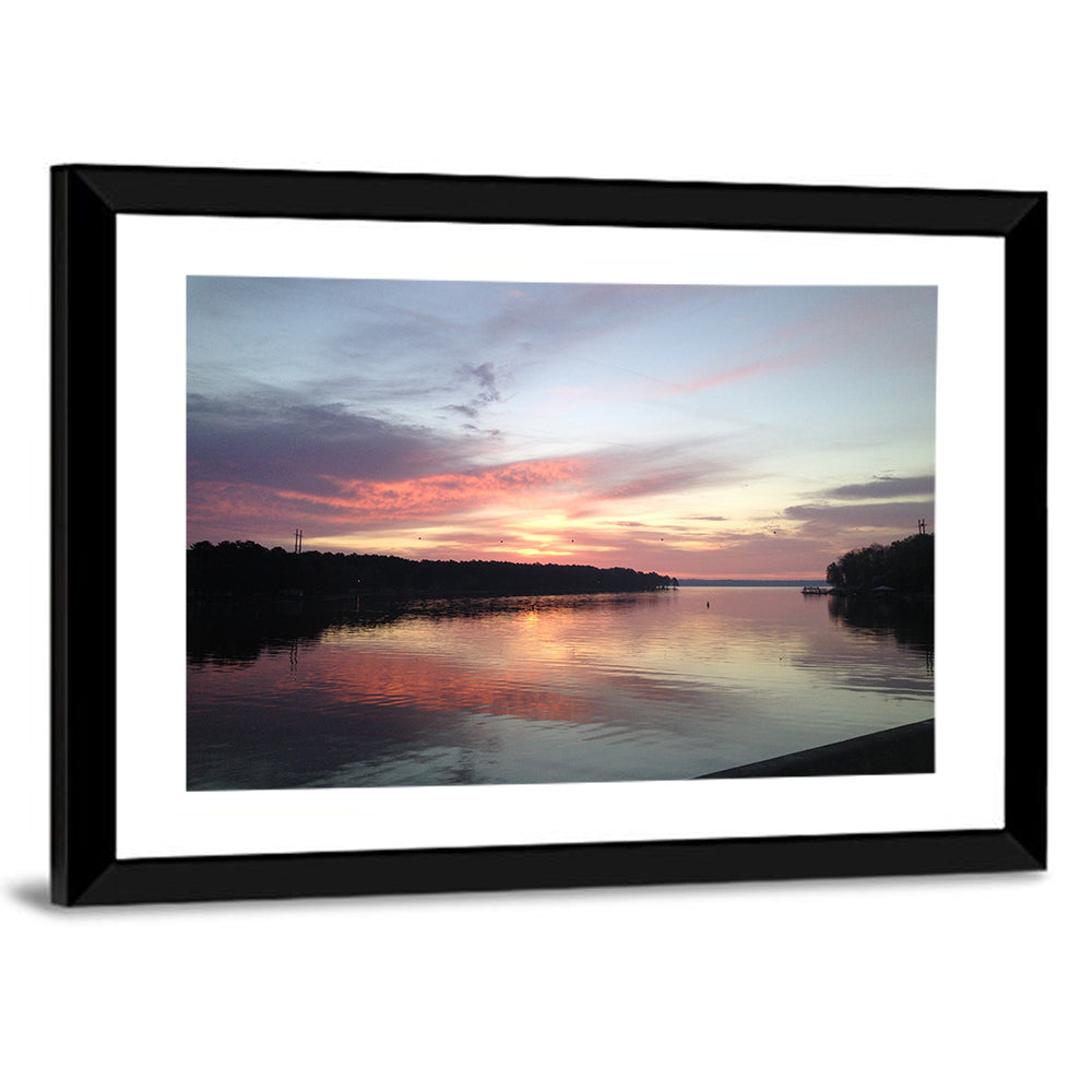 Lake Eufaula Sunset Wall Art