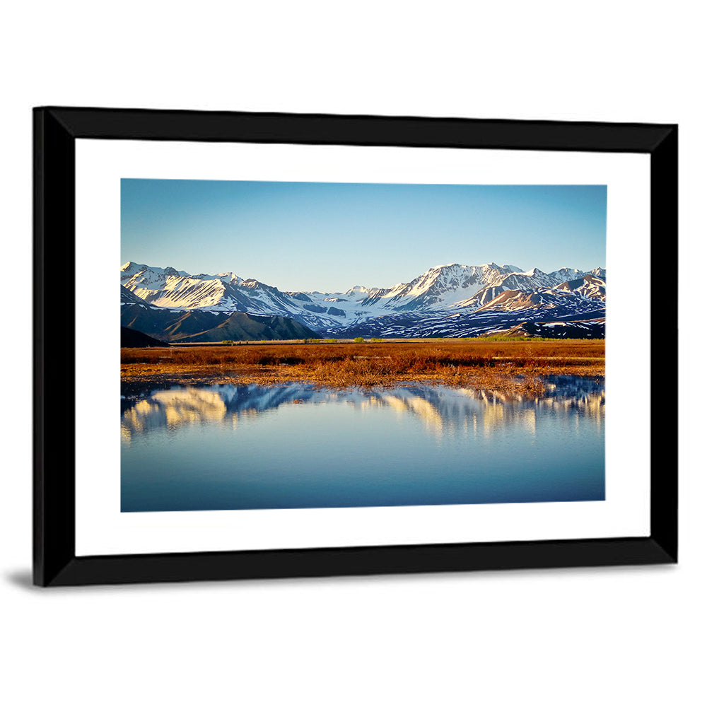Summit Lake Reflection Wall Art