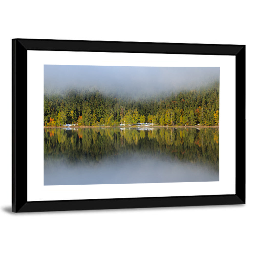 Saint Anna Lake Misty Reflection Wall Art