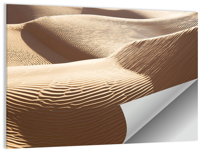 Sahara Sand Dunes Close-up Wall Art as a poster print