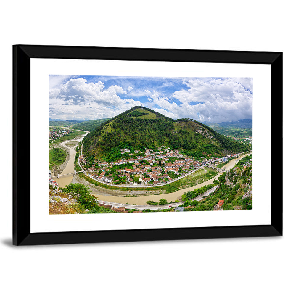 Berat Osum River View Wall Art