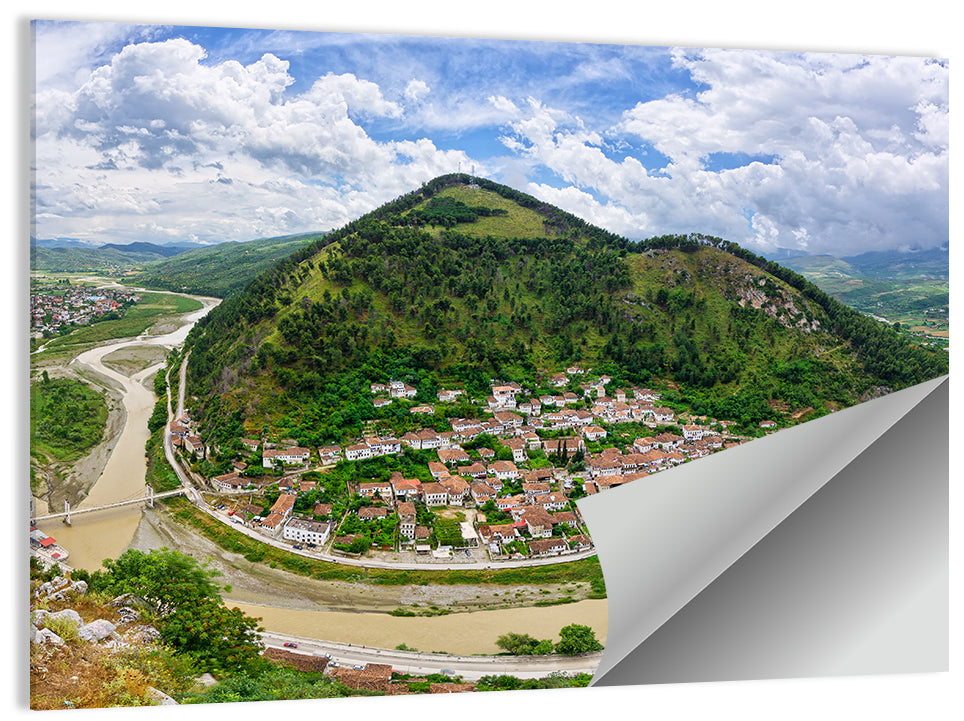 Berat Osum River View Wall Art