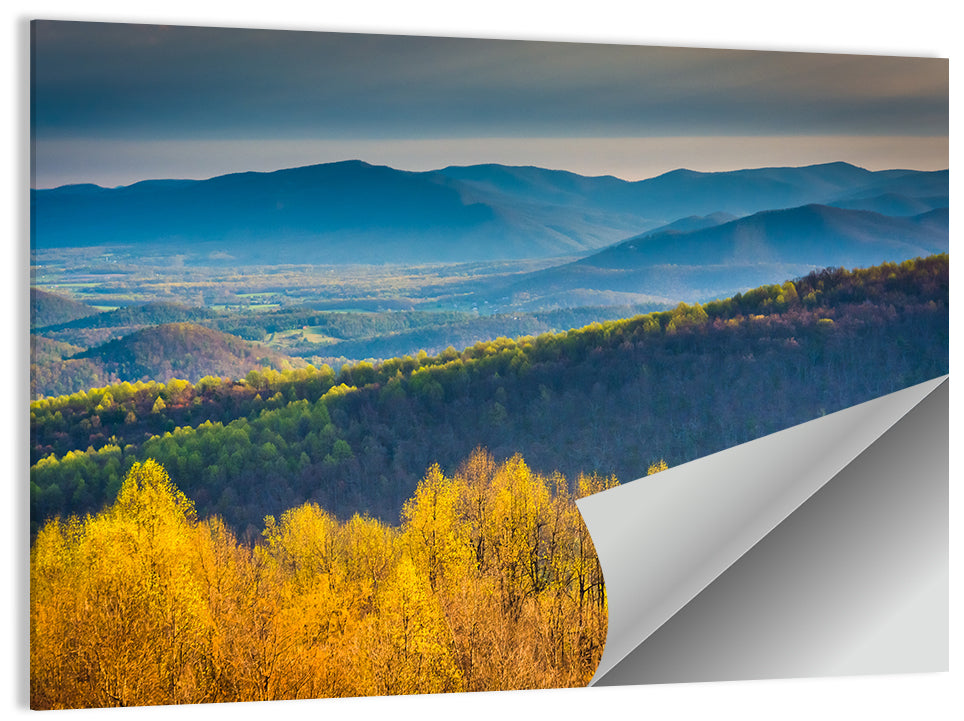 Shenandoah Golden Hour Ridge Wall Art