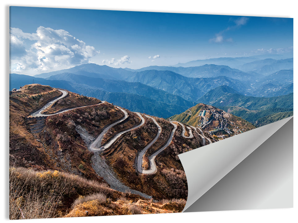 Zuluk Zig-zag Road, Sikkim Wall Art