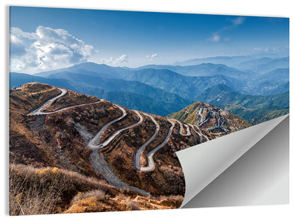 Zuluk Zig-zag Road, Sikkim Wall Art