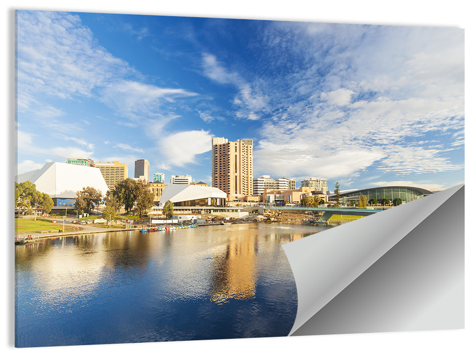Adelaide River Torrens Skyline Wall Art