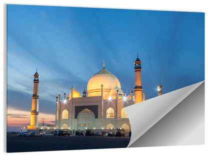 Siddiqa Fatima Zahra Mosque at Dusk Wall Art