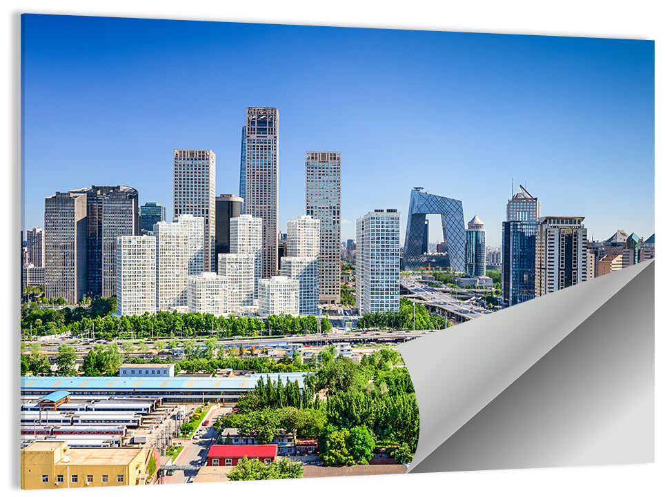 Beijing Cctv Headquarters Skyline Wall Art