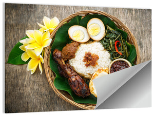 Nasi Campur Dish Wall Art