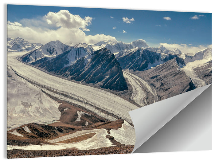 Fedchenko Glacier Vista Wall Art as a poster print