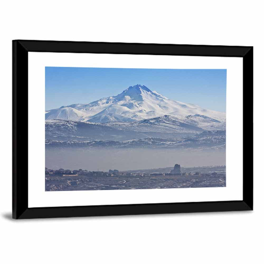 Mount Erciyes Winter Landscape Wall Art