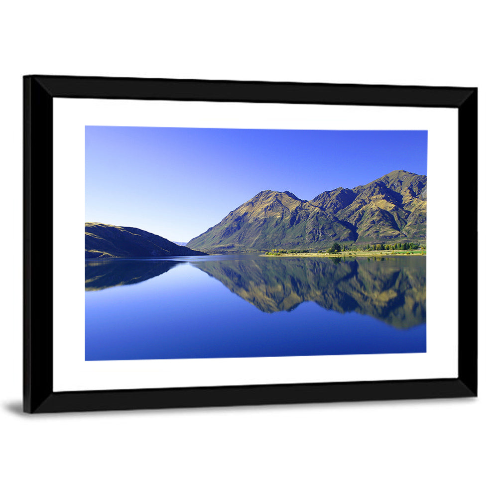 Lake Hawea Mirror Reflection Wall Art