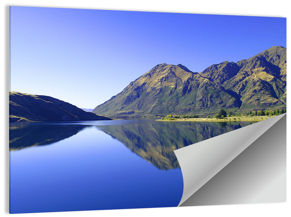 Lake Hawea Mirror Reflection Wall Art