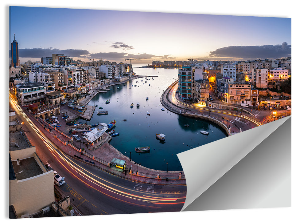 Spinola Bay Light Trails Wall Art