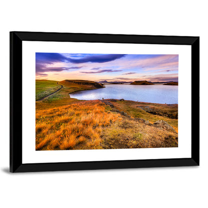 Lake Myvatn Sunset Wall Art