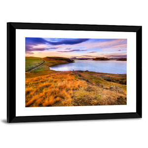 Lake Myvatn Sunset Wall Art