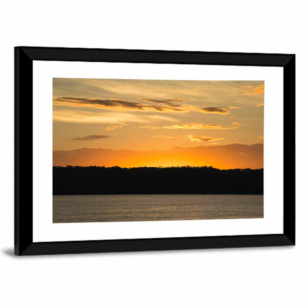 Sunrise Over Lake Apoyo Wall Art