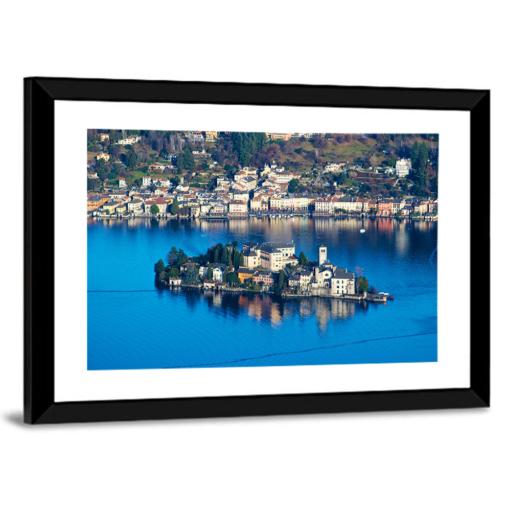 Lake Orta Island Wall Art