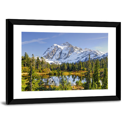 Mount Shuksan Lake Reflection Wall Art