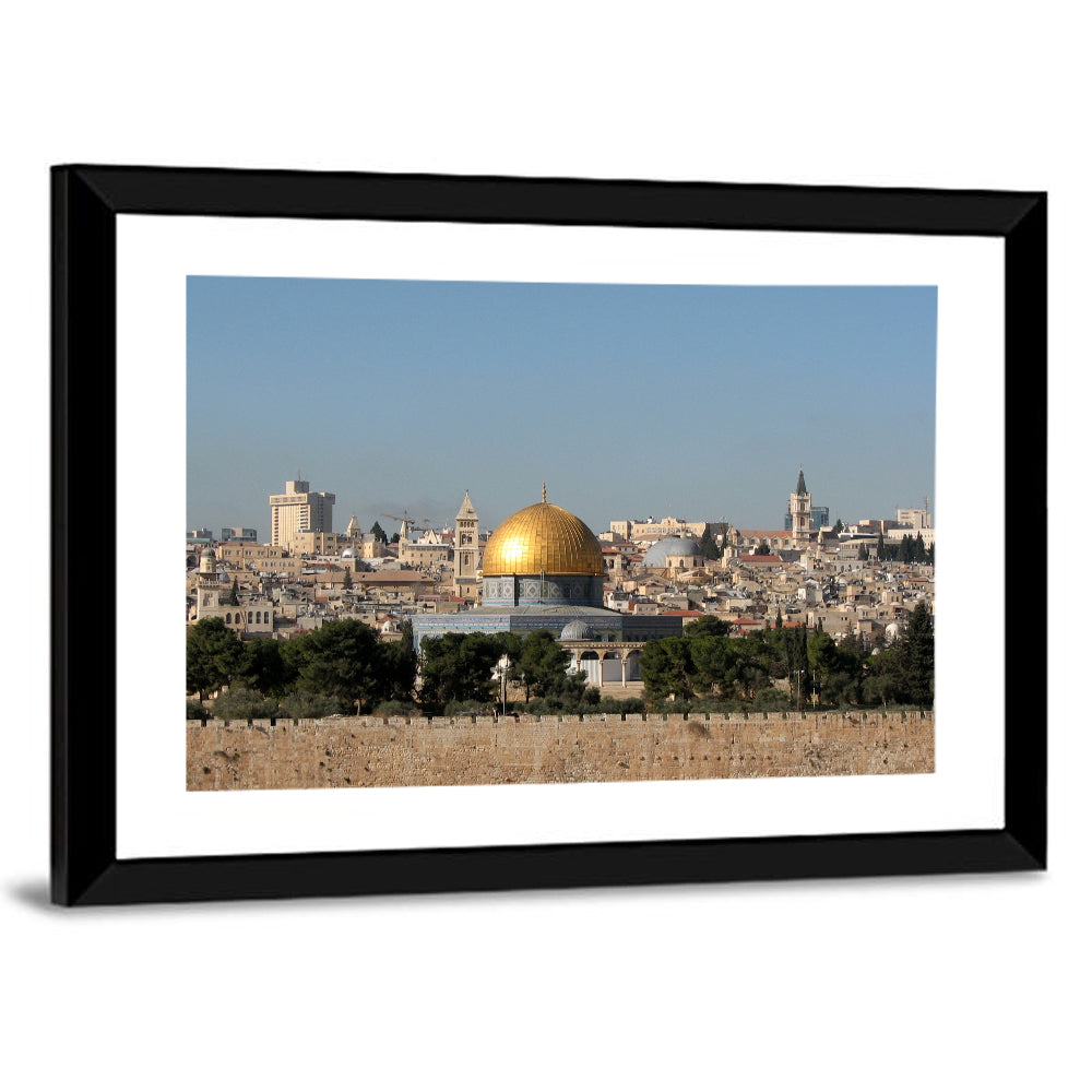 Golden Dome of the Rock, Jerusalem Wall Art