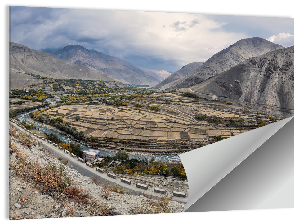 Autumn Valley, Afghanistan Wall Art