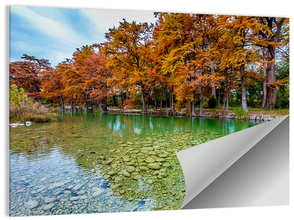 Frio River at Garner State Park Wall Art