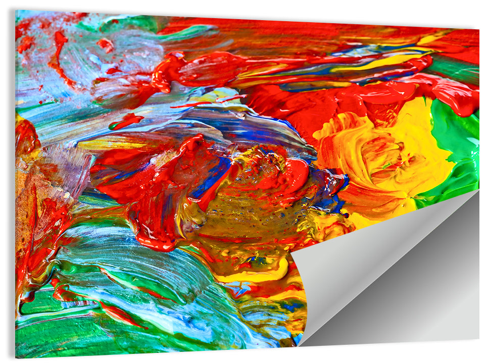 Palette Knife Color Study Wall Art