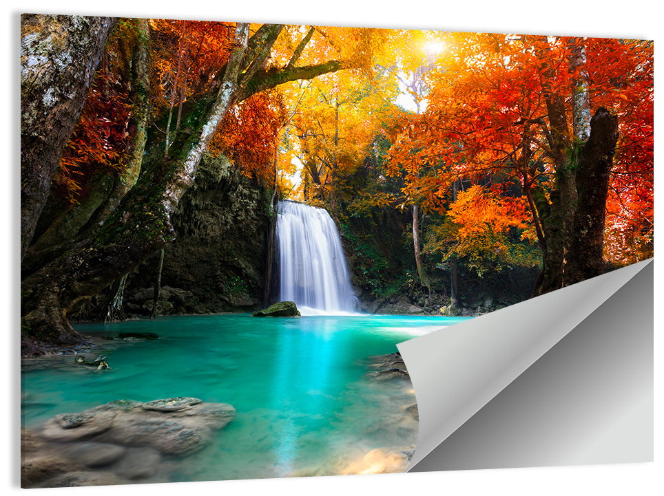 Erawan Waterfall, Kanchanaburi Wall Art