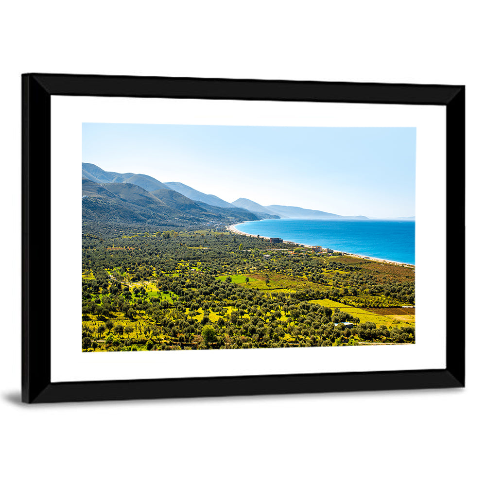 Borsh Coastline, Albania Wall Art
