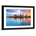 Kuwait City Skyline at Sunset Wall Art