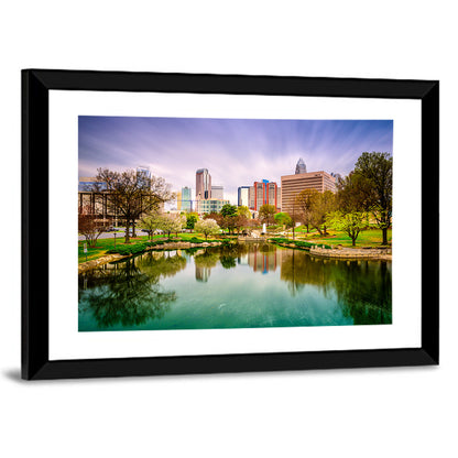 Charlotte Skyline at Marshall Park Wall Art