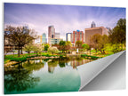 Charlotte Skyline at Marshall Park Wall Art