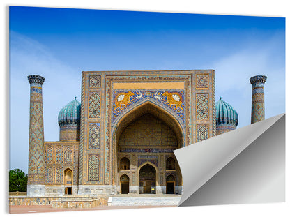 Sher-dor Madrasah, Registan Square Wall Art