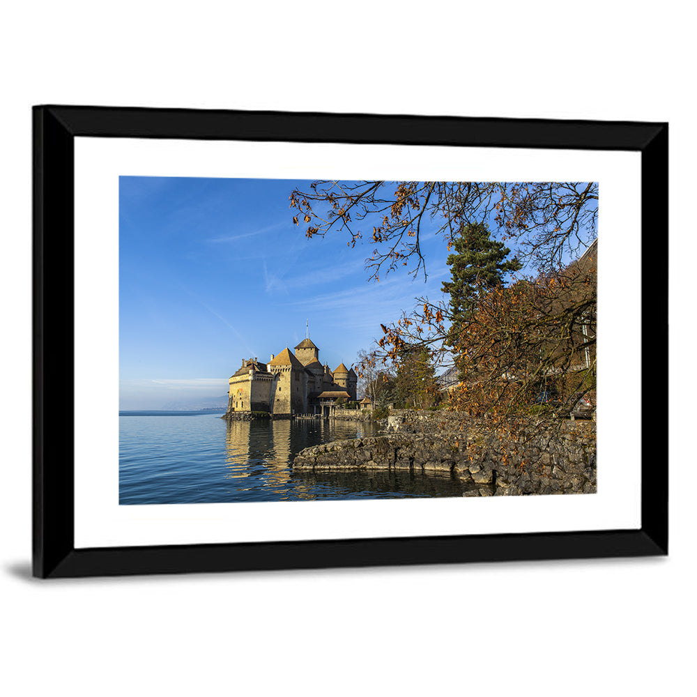 Chillon Castle on Lake Geneva Wall Art