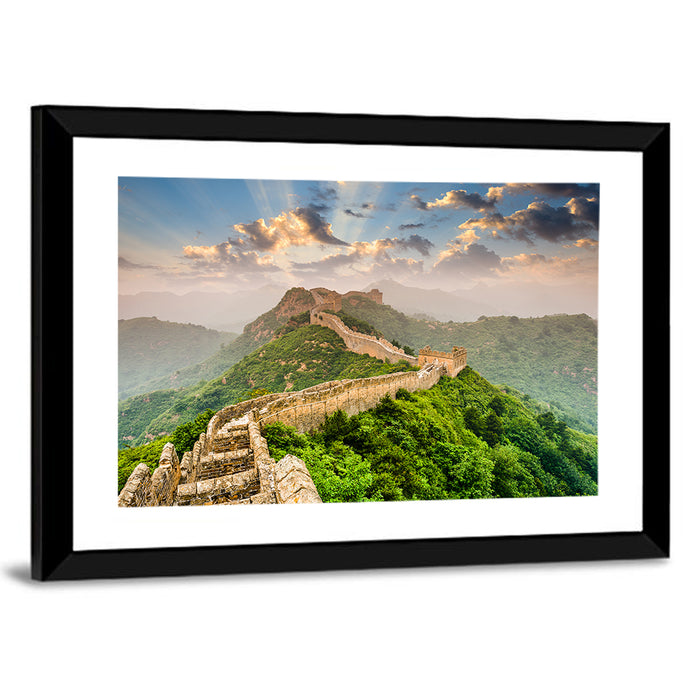 Great of China Wall Art as a framed print
