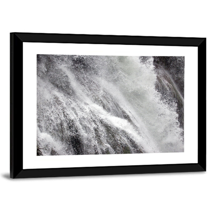 Marmore Waterfall in Motion Wall Art as a framed print