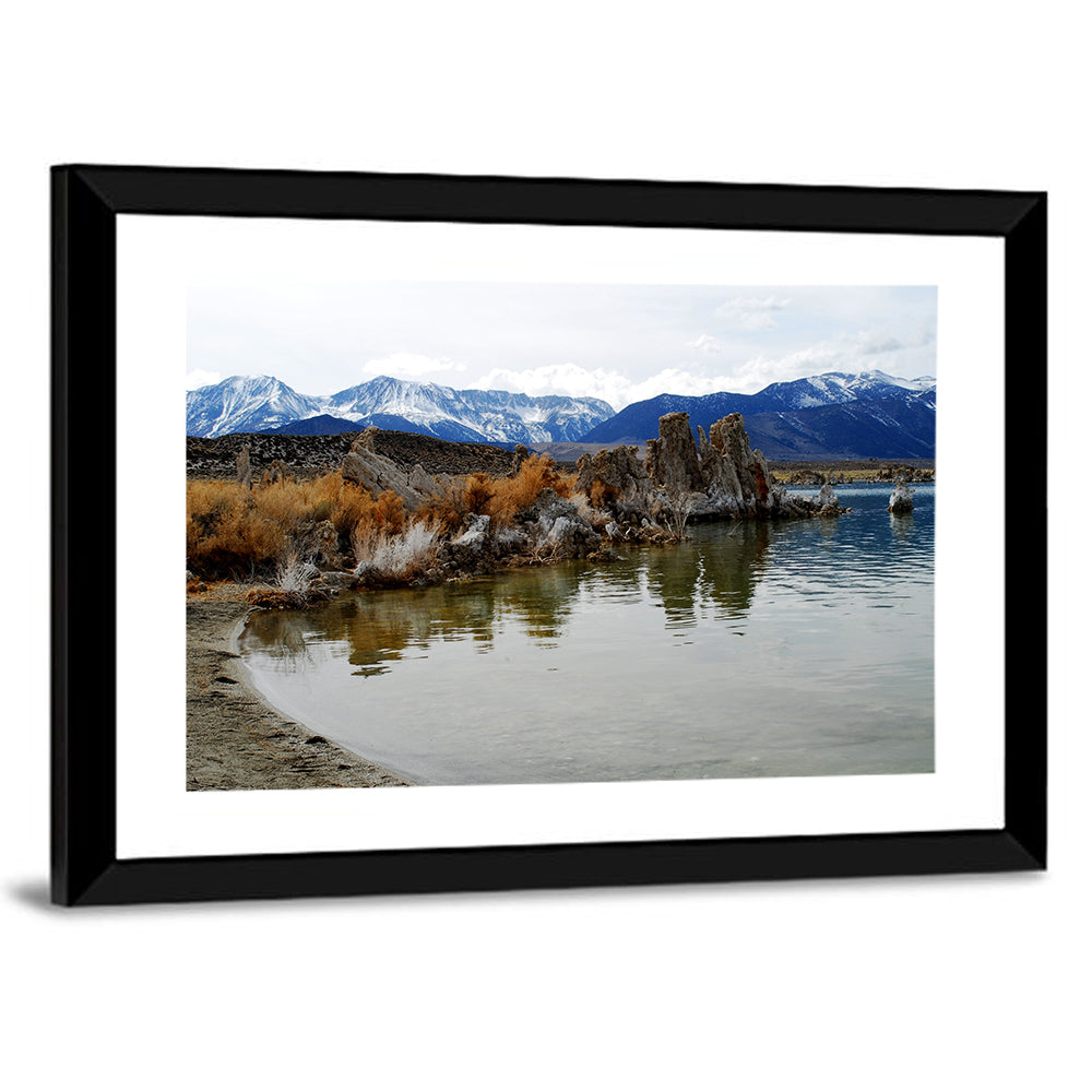 Mono Lake Tufa Towers with Mount Whitney Wall Art