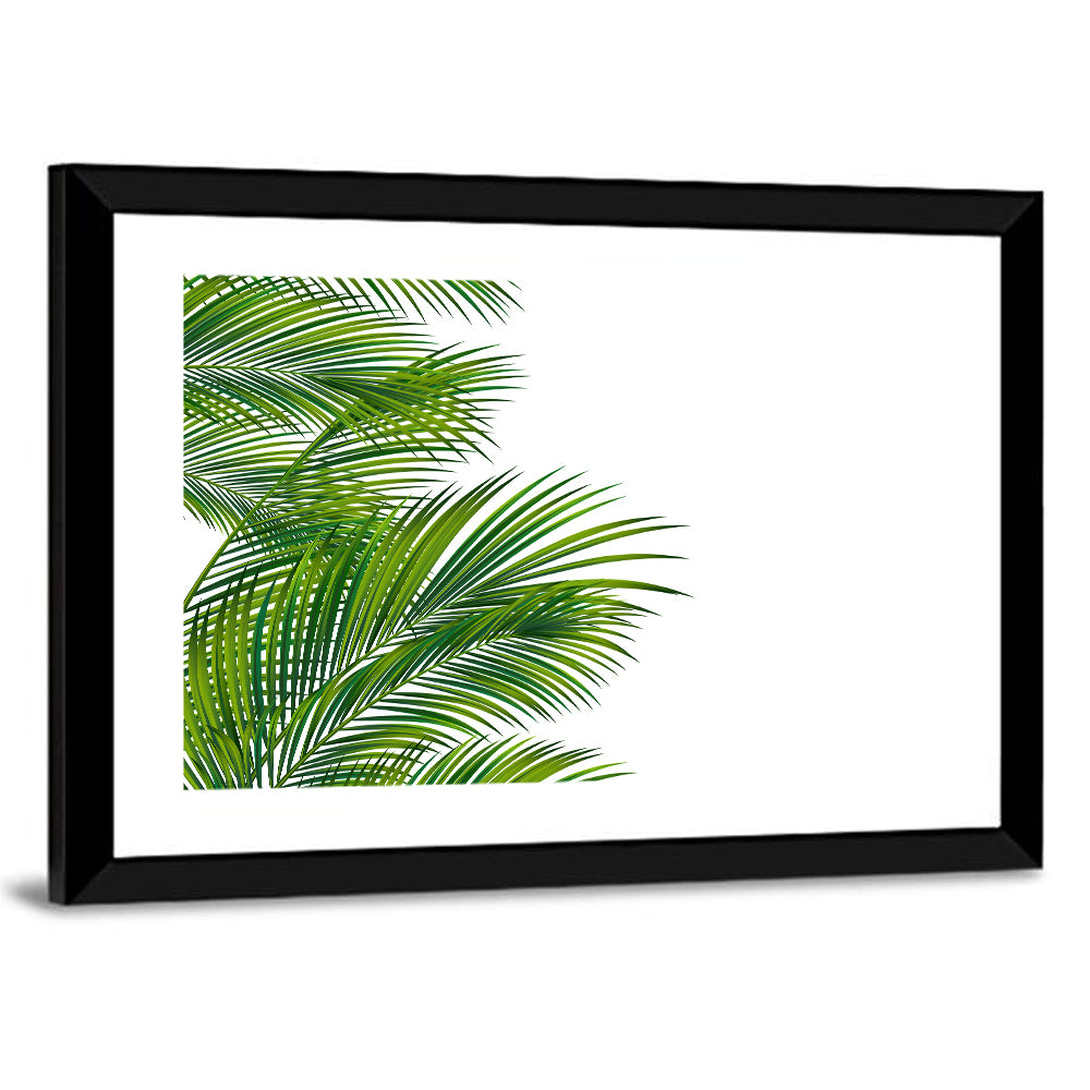 Asymmetrical Palm Fronds Wall Art