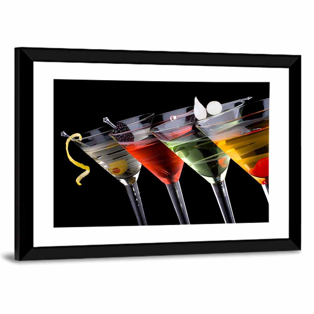 Classic Martini Cocktails Wall Art