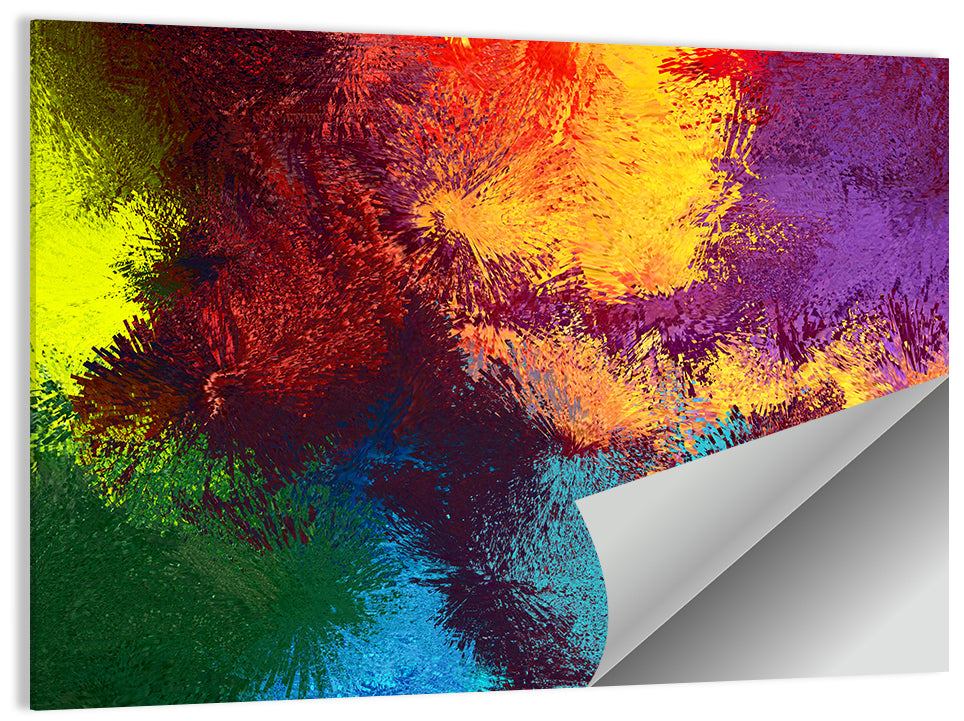 Sparkling Color Fields Wall Art
